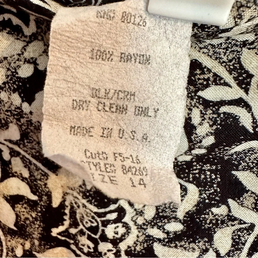 Plus Sz 1X Vintage Brown Gold Brocade Midi Skirt Flowy Fall Cottagecore 80s 90s